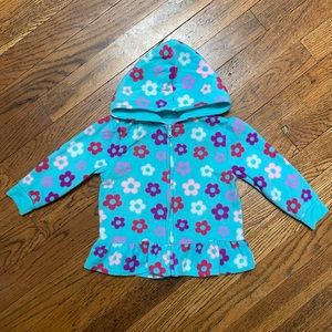 Baby girl fleece jacket size 18 months